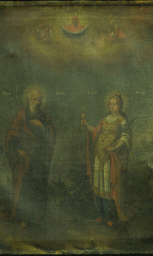 Tableau avant de restauration